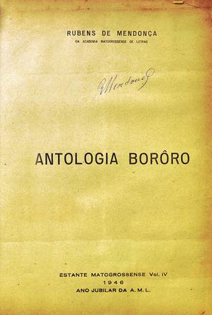 capa antologia bororo