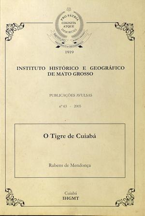 capa o tigre de cuiaba